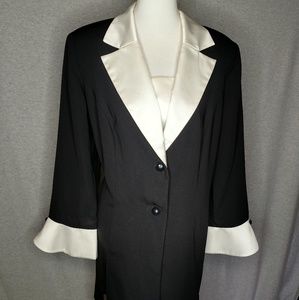 Gorgeous vintageish black suit size 16w